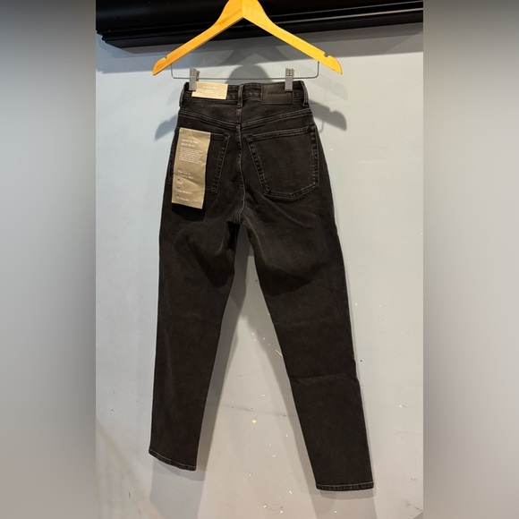 Everlane NWT Women's Black Curvy Cheeky Jean Size 23 - Picture 4 of 10